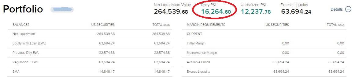 Trading profit screenshot 1